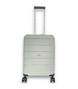 Чемодан Snowball 92803 маленький S серебристый фото, картинка, изображение