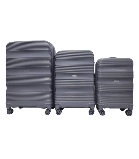 Набор чемоданов Carbon 109 серый фото, картинка, изображение