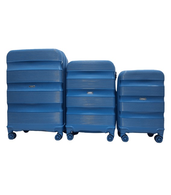 Набор чемоданов Carbon 109 синий фото, картинка, изображение