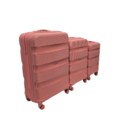 Набір валіз Carbon 109 рожевий картинка, зображення, фото