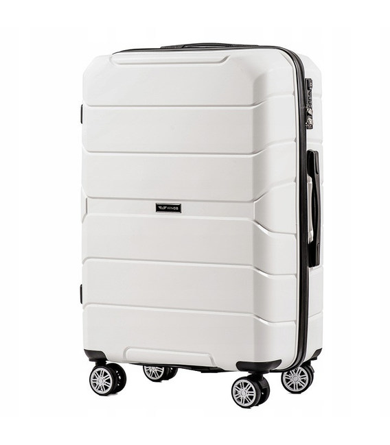 Чемодан Wings PP05 маленький S белый фото, картинка, изображение