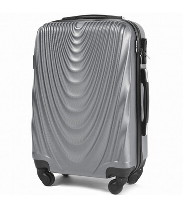 Валіза Wings 304 середня M срібна картинка, зображення, фото