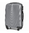 Чемодан Wings 304 средний M серебристый фото, картинка, изображение