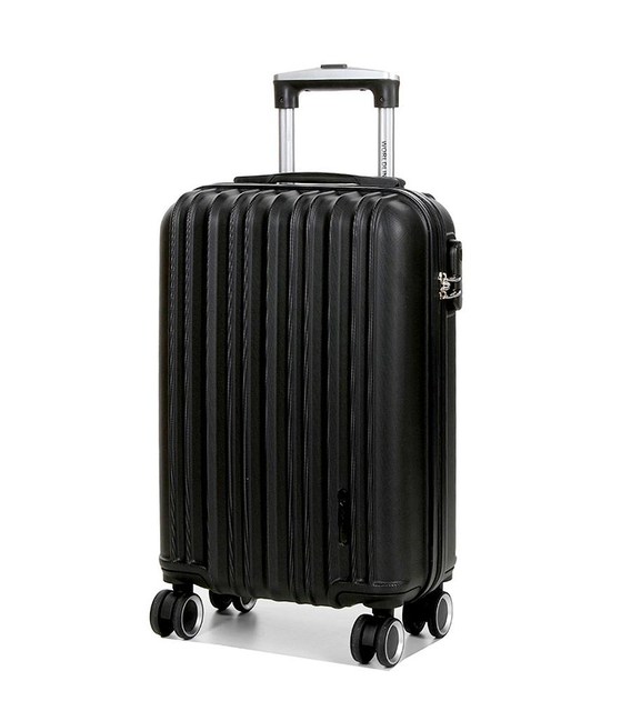 Чемодан Airtex 623 Worldline маленький S черный фото, картинка, изображение