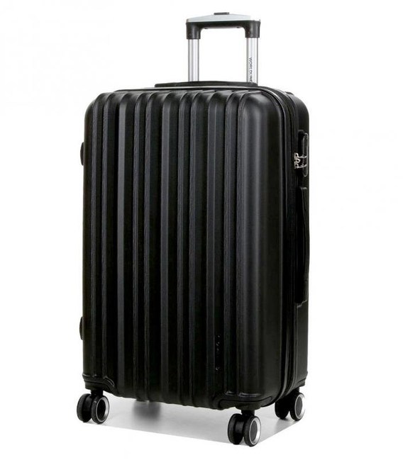 Валіза Airtex 623 Worldline середня M чорна - картинка, зображення, фото валізи