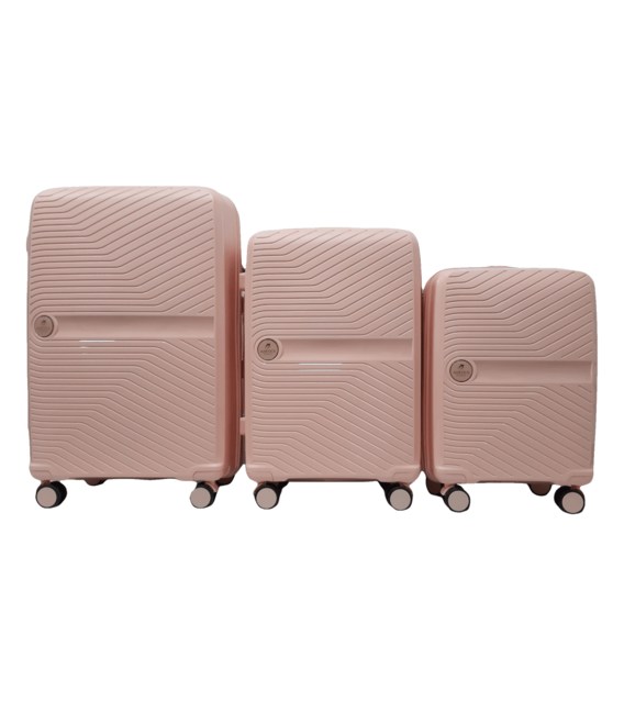 Набір валіз Airtex 280 Jupiter рожеве золото - картинка, зображення, фото валізи
