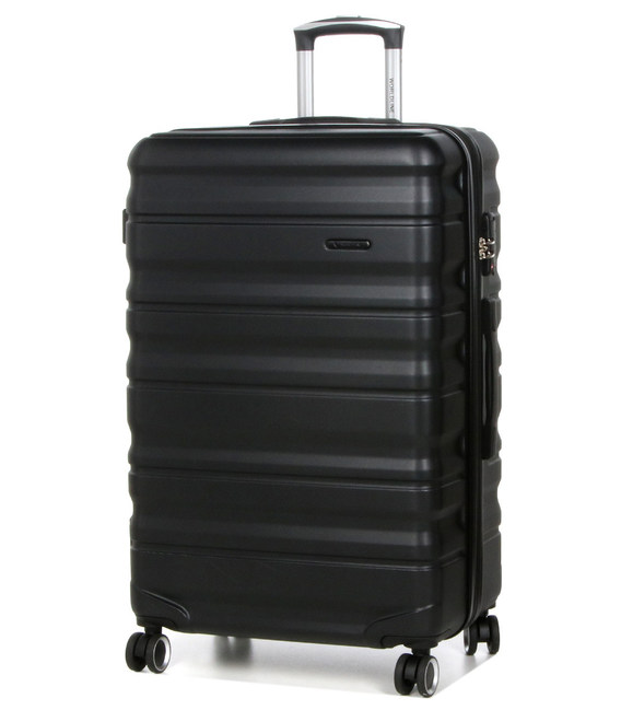Чемодан Airtex 628 Worldline Midi черный фото, картинка, изображение