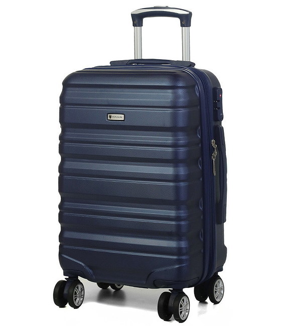 Чемодан Airtex 628 Worldline средний M синий фото, картинка, изображение