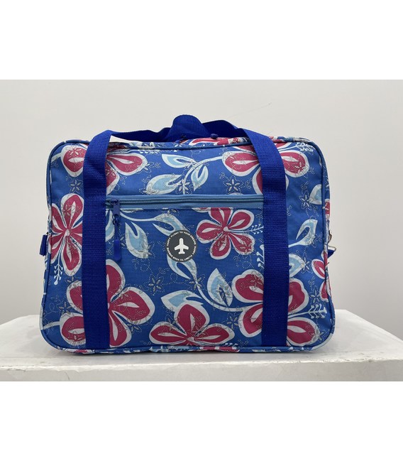 Сумка дорожня Fly 0234 червоні квіти картинка, зображення, фото