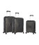 Набір Валіз Snowball 05203 3 в 1 чорний - картинка, зображення, фото валізи