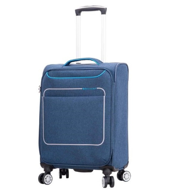 Чемодан Snowball 91803 маленький S синий фото, картинка, изображение