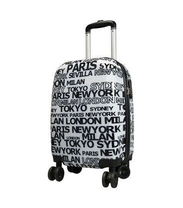 Чемодан Monopol City 2 White средний M фото, картинка, изображение