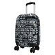 Чемодан Monopol City 2 Black средний M фото
