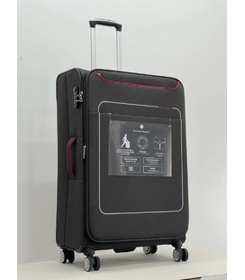 Валіза Snowball 91803 середня M чорна - картинка, зображення, фото валізи