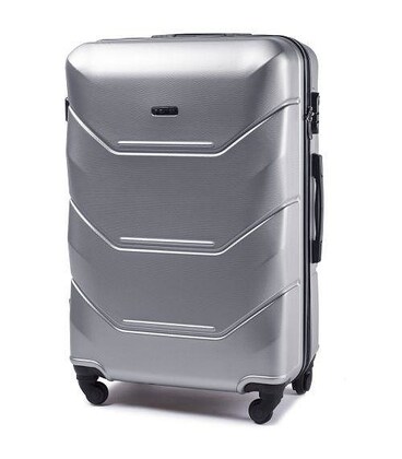 Чемодан Wings 147 большой L серебро фото, картинка, изображение