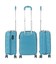 Чемодан Monopol Santorin голубой средний M фото, картинка, изображение