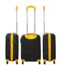 Валіза Monopol Santorin чорно-жовта середня M картинка, зображення, фото