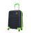 Чемодан Monopol Santorin черно-салатовый средний M фото, картинка, изображение