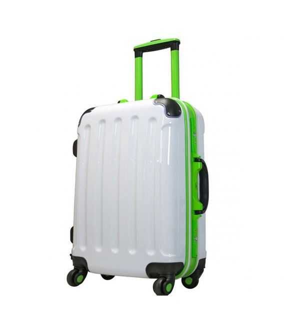 Чемодан Monopol Odessa белый Midi фото, картинка, изображение