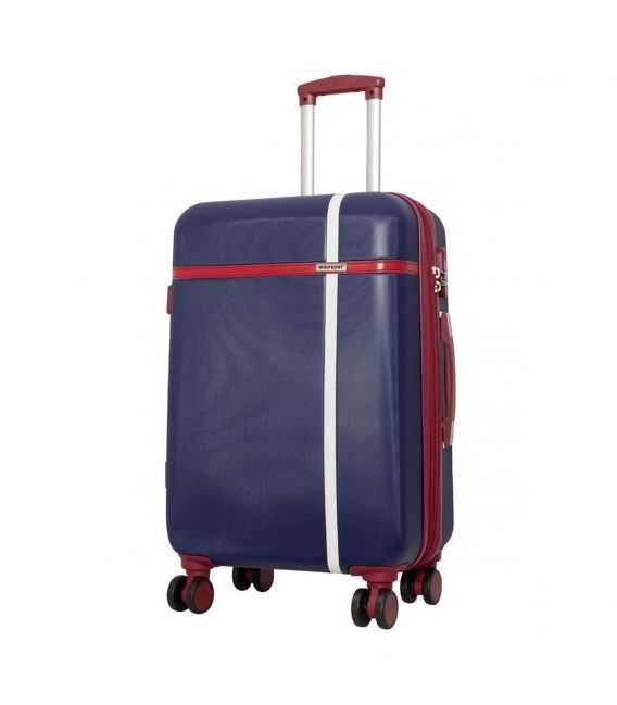 Чемодан Monopol Bergen синий Maxi фото, картинка, изображение