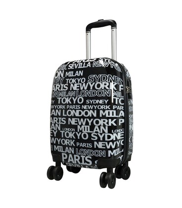 Чемодан Monopol City 2 Black большой L фото, картинка, изображение