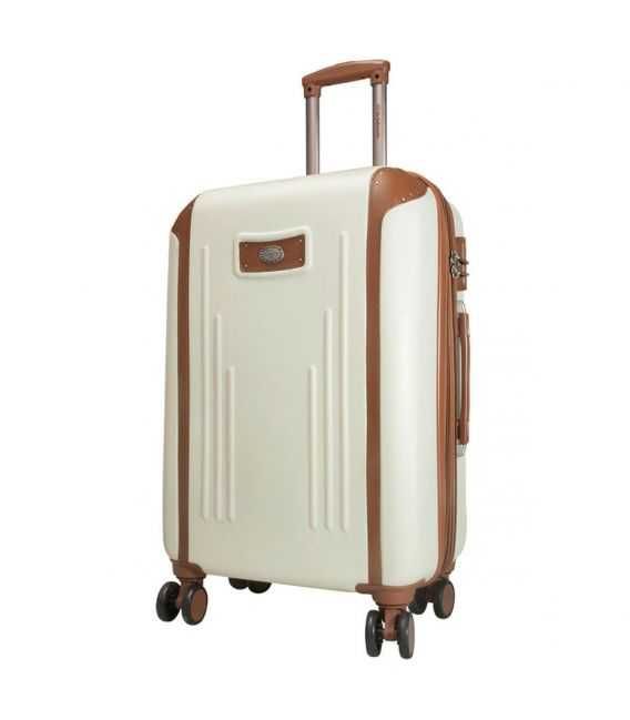 Чемодан Monopol Dakar белый большой L фото, картинка, изображение