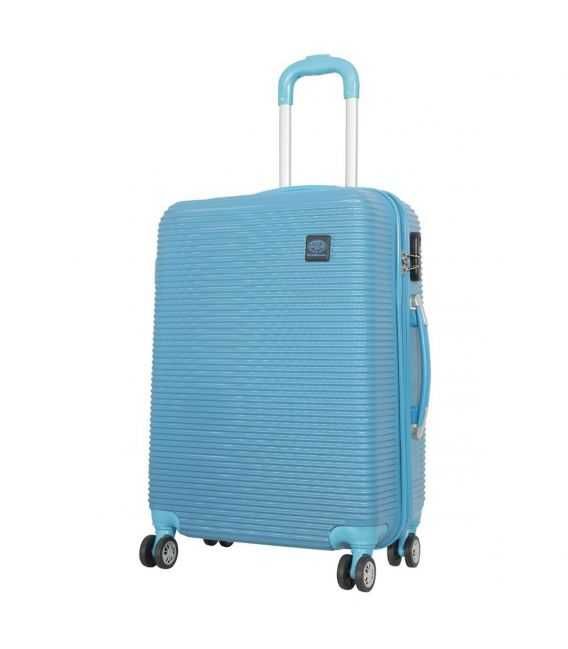 Чемодан Monopol Santorin голубой большой L фото, картинка, изображение