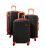 Валіза Monopol Santorin чорно-помаранчева велика L картинка, зображення, фото