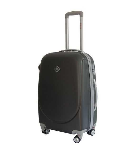 Валіза Bonro Smile double wheels Mini темно-сіра картинка, зображення, фото