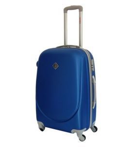 Чемодан Bonro Smile средний M синий фото, картинка, изображение