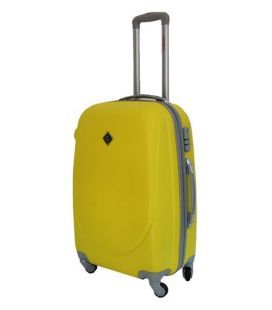 Чемодан Bonro Smile Maxi желтый фото, картинка, изображение