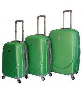 Набір Валіз Bonro Smile салатовий - картинка, зображення, фото валізи