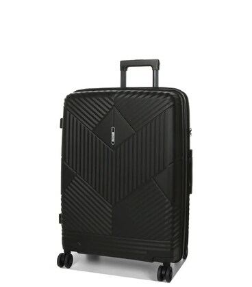 Чемодан Airtex 639 средний M черный фото, картинка, изображение