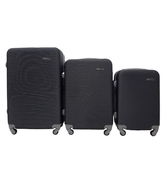 Набір валіз Milano 004 чорний картинка, зображення, фото