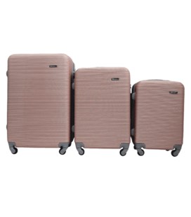 Набор чемоданов Milano 004 розовое золото фото, картинка, изображение