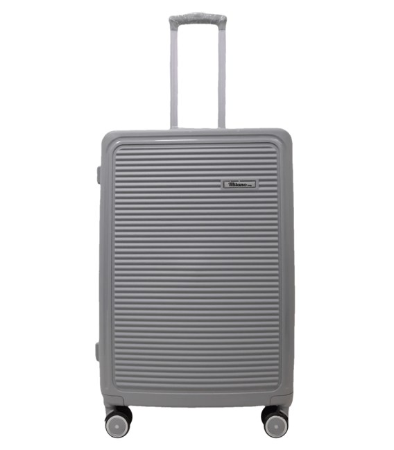 Чемодан Milano 024 Midi серебристый фото, картинка, изображение
