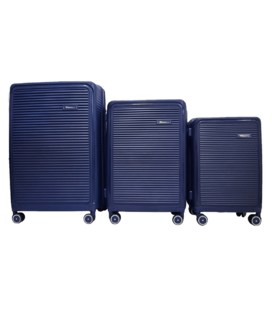 Набор чемоданов Milano 024 синий фото, картинка, изображение