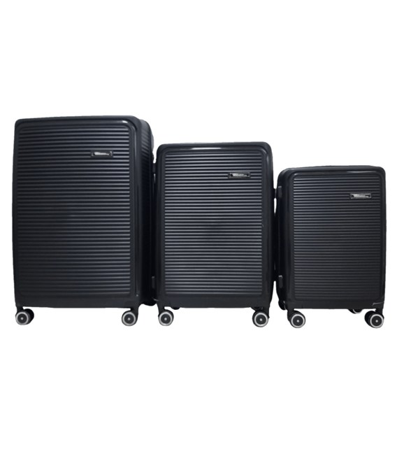 Набор чемоданов Milano 024 черный фото, картинка, изображение