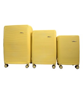 Набор чемоданов Milano 024 желтый фото, картинка, изображение