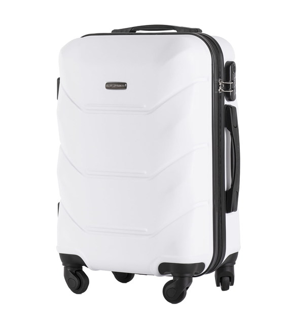 Чемодан Wings 147 маленький S белый фото, картинка, изображение