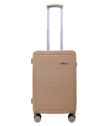 Чемодан Milano 024 маленький S бежевый фото, картинка, изображение