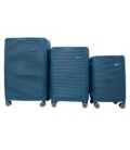 Набір валіз Milano 024 синьо-зелений картинка, зображення, фото