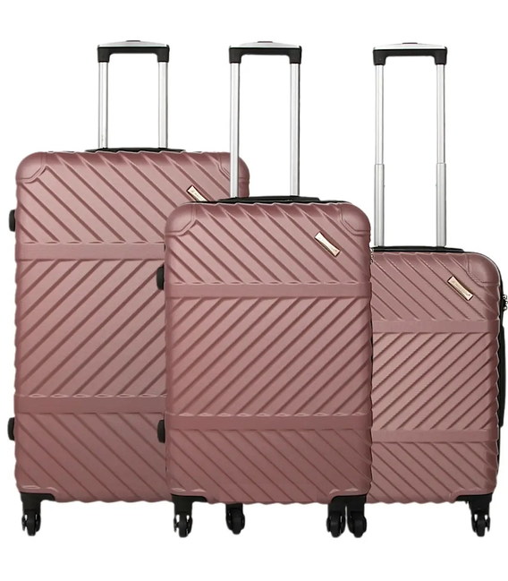 Набор чемоданов Madisson 01203 розовое золото фото, картинка, изображение