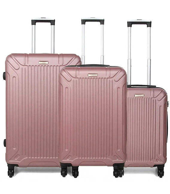 Набір валіз Madisson 01303 рожеве золото - картинка, зображення, фото валізи