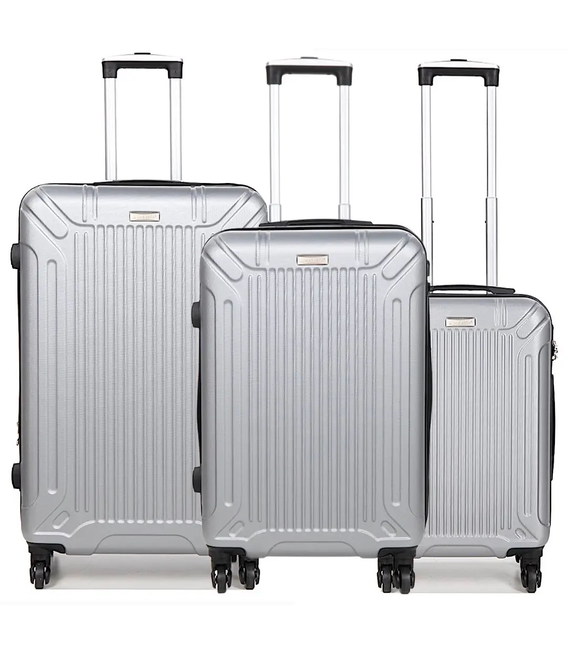 Набір валіз Madisson 01303 срібний - картинка, зображення, фото валізи