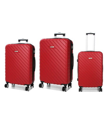 Набор чемоданов Madisson 03403 красный картинка, изображение, фото
