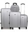 Набір валіз + кейс Madisson 03504 срібний - картинка, зображення, фото валізи