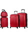 Набор чемоданов + кейс Madisson 03504 красный фото, картинка, изображение