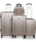 Набор чемоданов + кейс Madisson 03504 шампань картинка, изображение, фото