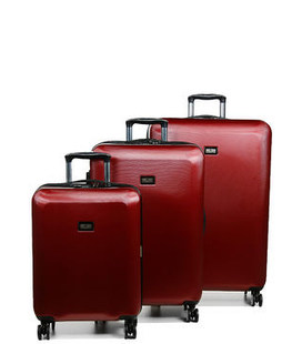 Набор Чемоданов Snowball 73103 3 в 1 красный фото, картинка, изображение
